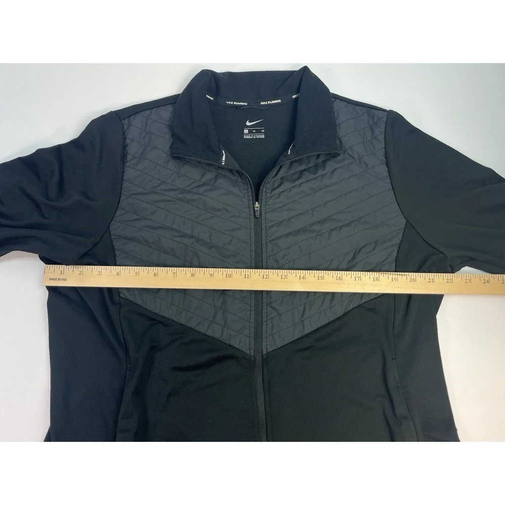 Nike Running Jacket Womens Size XL Black Essential Thermore Lightweight CU3304